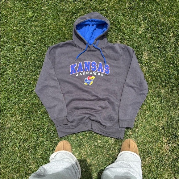 Y2K Kansas University Hoodie NWOT - Picture 1 of 3